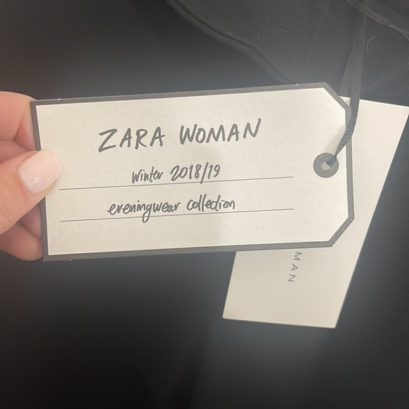 Zara Large Black Pants with side studded piping. New with tags! - Picture 4 of 6